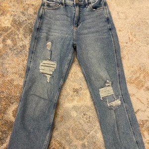Hollister denim mom jeans
